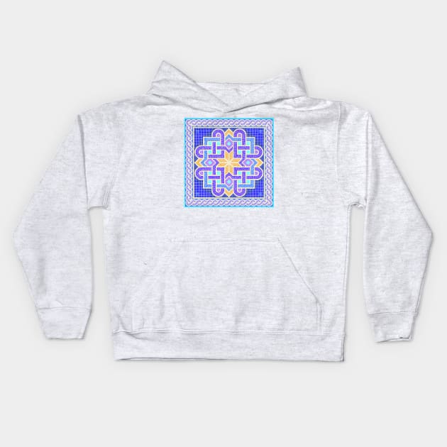 Magicmosaic symbol Kids Hoodie by Artist Natalja Cernecka